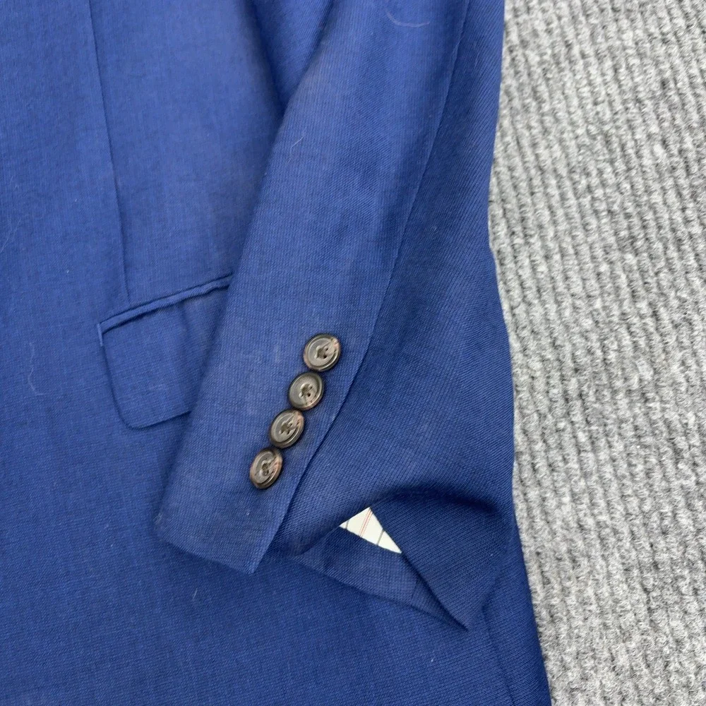 Lauren Ralph Lauren Blazer Mens 40R Blue Wool Two Button Professional‎ Classic